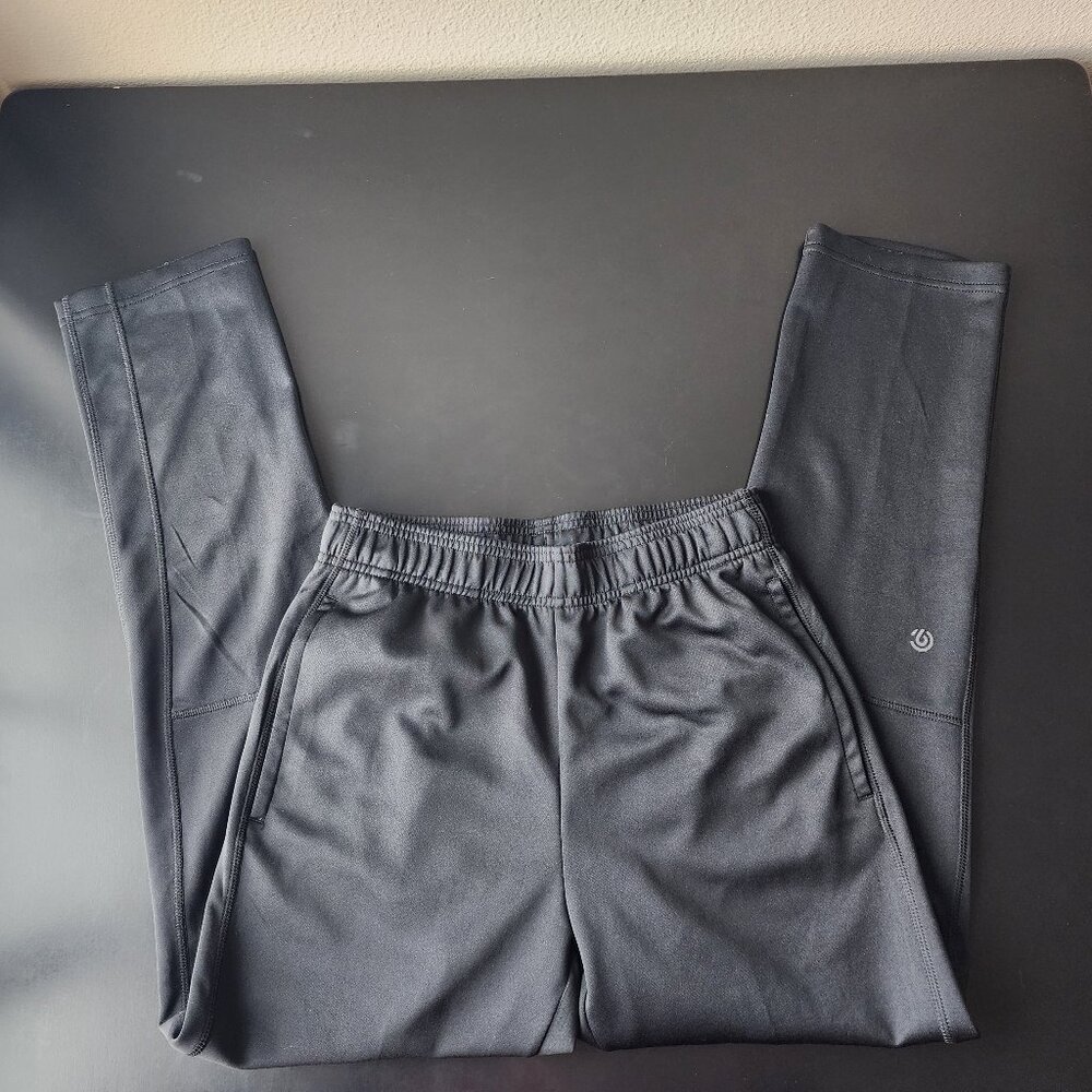 Men's Champion Straight Leg Black Athletic Pants Joggers Elastic Waist Sz. Small